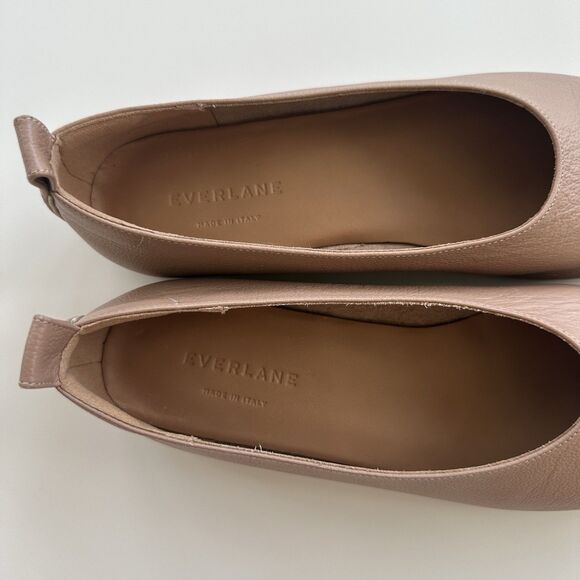 Everlane the Day Glove Leather Flats Made In Italy Size 8.5 Fit Small/narrow Tan - Picture 6 of 8